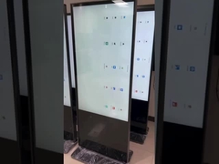 1920x1080 Freie Stehende Touchscreen Kiosk 55 Zoll Flughafen Selbsteinchecken Kiosk