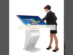 4K Touchscreen auf dem Boden, digitaler Kiosk, 50 Zoll Kapazitäts-Touchscreen