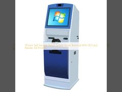 19 Zoll Selbstbedienung Touchscreen Kiosk-Terminal mit ID-Kartenleser A4 Drucker