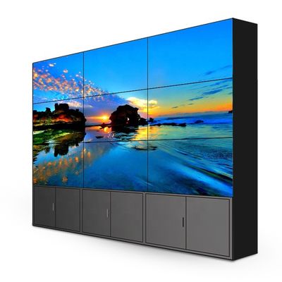Ultra Narrow Edge UHD LCD Splicing Screen 55 Zoll 3,5 mm Innenvideowandbildschirm