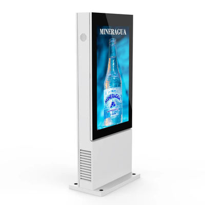 4G Outdoor Digital Display Werbung 55 Zoll hohe Helligkeit wasserdicht IP65