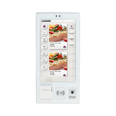 Wandmontierte Touchscreen Selbstbedienung Kiosk 21,5 Zoll Check-in Verkaufskiosk