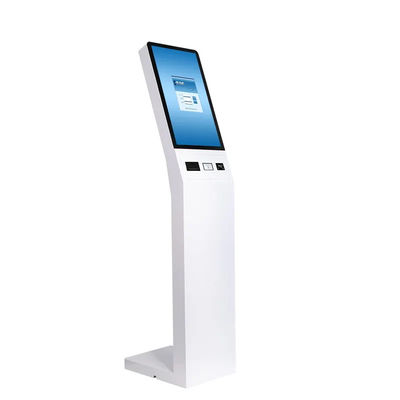 Metall 22 Zoll Information Touchscreen Kiosk Schlange System mit Quittung Drucker