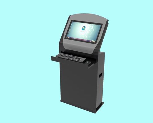 Industrieller Boden Stehender Touchscreen Selbstbedienungskiosk 19 Zoll für das Einholen von Tickets