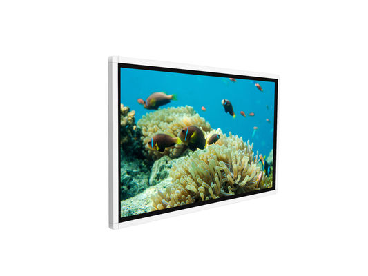 50 Zoll Wandmontage Touchscreen Digitales Kiosk Android System hohe Auflösung