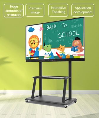 86 Zoll interaktives digitales Whiteboard mit 3840x2160 Auflösung und Infrarot-Touch für Smart-Board-Anwendungen