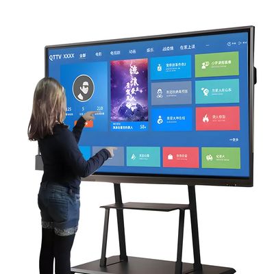 110 Zoll digitales interaktives Whiteboard mit 4K Ultra HD Display und elektromagnetischem Stift