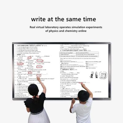 110 Zoll digitales interaktives Whiteboard mit 4K Ultra HD Display und elektromagnetischem Stift