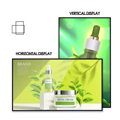 Sonnenlicht lesbar Innenwerbung Digital Signage Displays 3000nits 65 Zoll