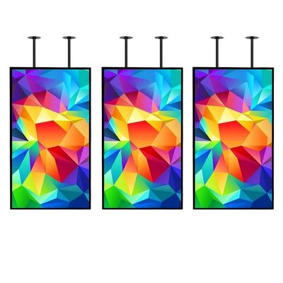75 Zoll High Brightness LCD Display 3000nits Sonnenlichtlesbares Dual-Screen Digital Signage für Fensterwerbung