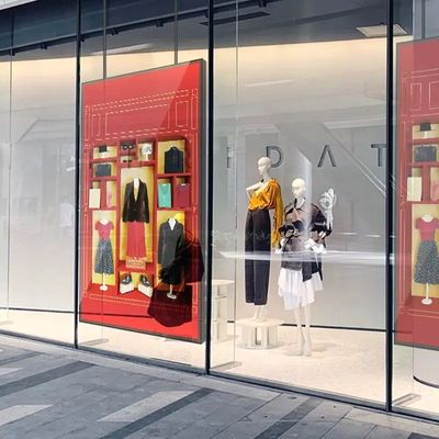65 Zoll Sonnenlichtlesbares Hochhelligkeits-Werbedisplay LCD-Bildschirm Panel mit 2500 cd/m² Helligkeit