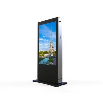 55 Zoll 4G Outdoor Werbebildschirm Wasserdicht Hochhelligkeits-Video-Player