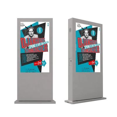 Wasserdicht IP65 Außenwerbebildschirm Hochhelligkeitsspieler 55 Zoll