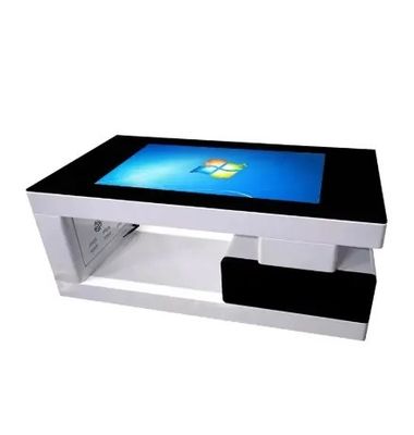 43 Zoll Windows 10 interaktiver Touchscreen-Tisch mit Aluminiumlegierungsrahmen für Business und Bildung