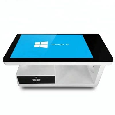 43 Zoll Windows 10 interaktiver Touchscreen-Tisch mit Aluminiumlegierungsrahmen für Business und Bildung