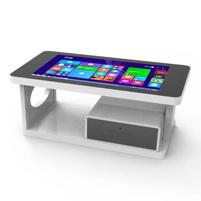 43 Zoll Windows 10 interaktiver Touchscreen-Tisch mit Aluminiumlegierungsrahmen für Business und Bildung
