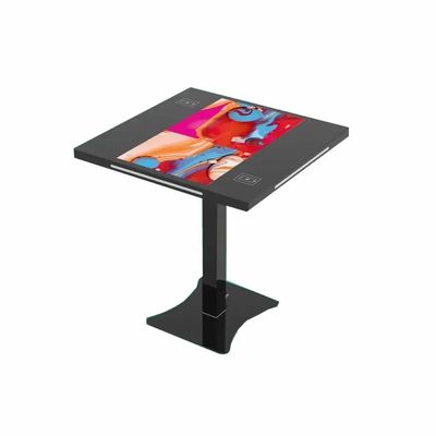21.5 Zoll Dual-Screen Interaktiv Touch-Screen-Tisch mit Kapazitäts-Touch und drahtloser Ladung für Smart Coffee und Gaming