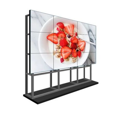55-Zoll-LCD-Splitscreen-Monitor mit 4K-Auflösung Splicing Videowand