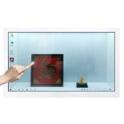 32 Zoll transparente LCD-Vitrine TFT-Hochhelligkeits-Touchscreen Schrank