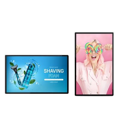 50-Zoll-Wandmontage-LCD-Werbeanzeige mit 4K-Auflösung und ultra-engem Rand für digitale Beschilderung