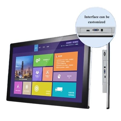 27 Zoll Kapazitiver Touchscreen Monitor Wasserdicht IP65 Front