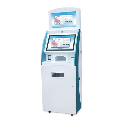 22 Zoll frei stehender Touchscreen-Kiosk mit Kapazitäts-Touch für Selbstbedienungszahlungen