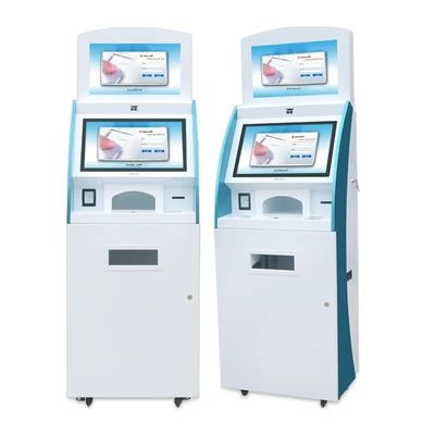 22 Zoll frei stehender Touchscreen-Kiosk mit Kapazitäts-Touch für Selbstbedienungszahlungen
