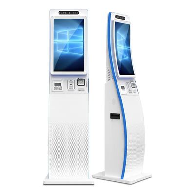 Oberflächenschnitt mit geschwungener Oberfläche Selbstbedienung Kiosk 23,6 Zoll mit QR-Code Scanner