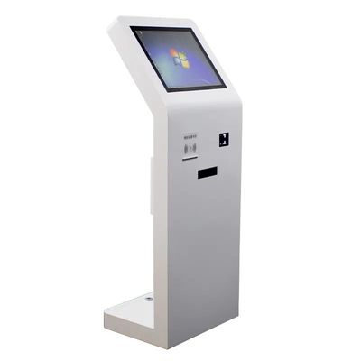 21,5 Zoll Stand-Kiosk mit Touchscreen, IC-Kartenleser und QR-Code-Scanner