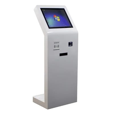 21,5 Zoll Stand-Kiosk mit Touchscreen, IC-Kartenleser und QR-Code-Scanner