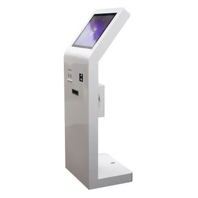 21,5 Zoll Stand-Kiosk mit Touchscreen, IC-Kartenleser und QR-Code-Scanner
