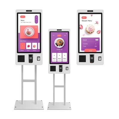 Selbstbedienung Touchscreen Bestellkiosk 21,5 Zoll 24 Zoll 27 Zoll Wand montiert