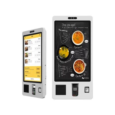 Selbstbedienung Touchscreen Bestellkiosk 21,5 Zoll 24 Zoll 27 Zoll Wand montiert
