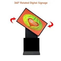 43 Zoll Infrarot-Touchscreen-Digital-Kiosk mit 360-Grad-drehbarem Display für Werbung