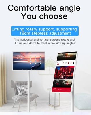 Android OS Smart Digital Kiosk Touchscreen drahtlos bewegliche eingebaute Batterie 32 Zoll