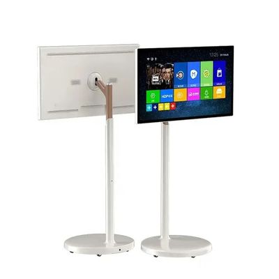 24 Zoll tragbarer Bodenhalter Touchscreen Digital Kiosk mit Android NFC und anpassbarem Bildschirm