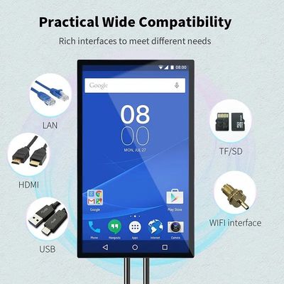 Industrielle Kapazitäts-Touchscreen-Monitor Anzeige LED-LCD hohe Helligkeit 43 Zoll