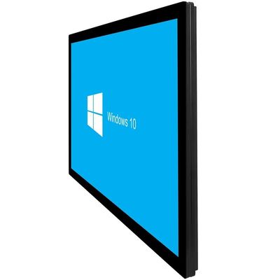 55 Zoll Infrarot-Touchscreen-Monitor, wandmontiertes LCD-Display mit 10-Punkt-kapazitivem Touch