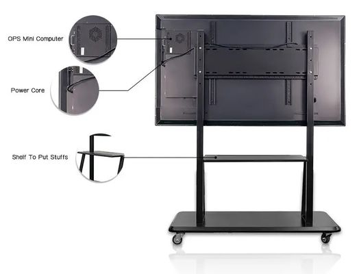 55 Zoll Smart Touchscreen Interaktives Flachpanel mit 16:9 Seitenverhältnis und 10-Punkt-Touch