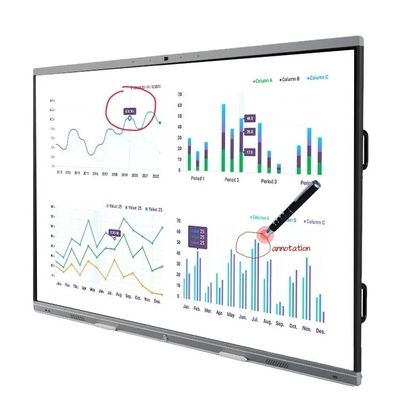 85 Zoll 4K Ultra HD interaktives digitales Whiteboard mit Videokonferenz für Besprechungsräume