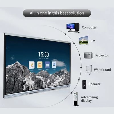 85 Zoll 4K Ultra HD interaktives digitales Whiteboard mit Videokonferenz für Besprechungsräume