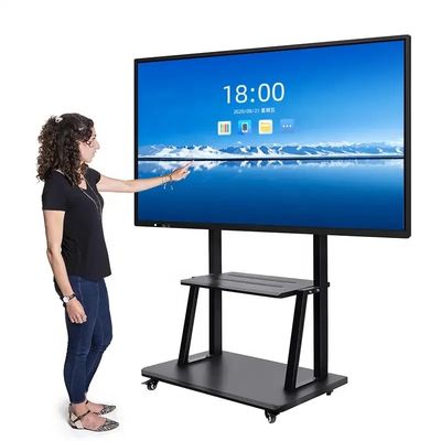 75 Zoll Infrarot-Touch-Smart-Touchscreen Interaktives Flachpanel ROHS-zertifiziert für Besprechungsräume