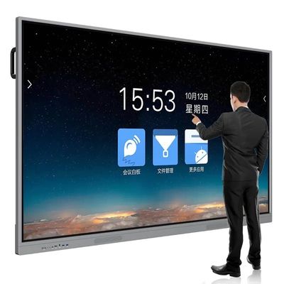 100 Zoll Full HD Großes digitales interaktives Whiteboard Smart Flachbildschirm