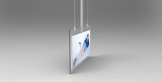 55 Zoll Dual-Screen-Werbedisplay mit hoher Helligkeit, LCD-Player mit 1500 Nits Helligkeit