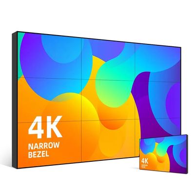 55 Zoll LCD-Spleißwand mit 500 cd/m² Helligkeit und 1920*1080 Auflösung Touchscreen Videowand Display