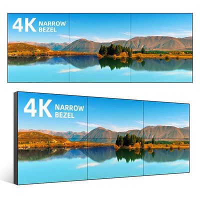 55 Zoll LCD-Spleißwand mit 500 cd/m² Helligkeit und 1920*1080 Auflösung Touchscreen Videowand Display