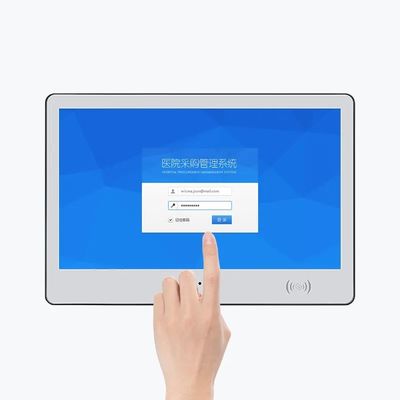 24 Zoll Wand Touchscreen Selbstbedienung Kiosk ROHS mit IC-Kartenleser