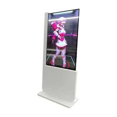 55 Zoll transparenter LCD-Showcase mit 1920 x 1080 Auflösung und Bodenständer OLED-Display