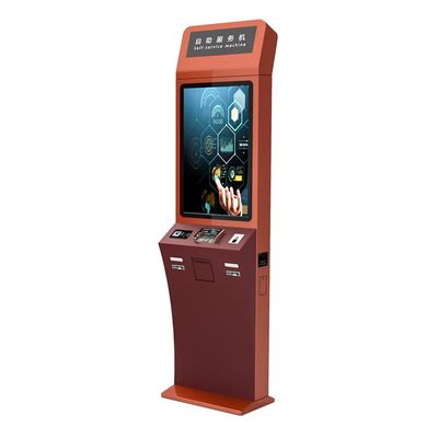 Auf dem Boden stehende, maßgeschneiderte, kapazitive Touchscreen-Kiosk - Selbstbedienungslösung für digitale Beschilderung