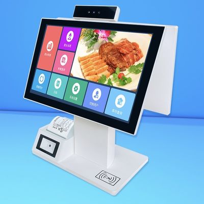 Desktop Selbstbedienung Touchscreen Bestellkiosk Zweifachbildschirm Kassierer